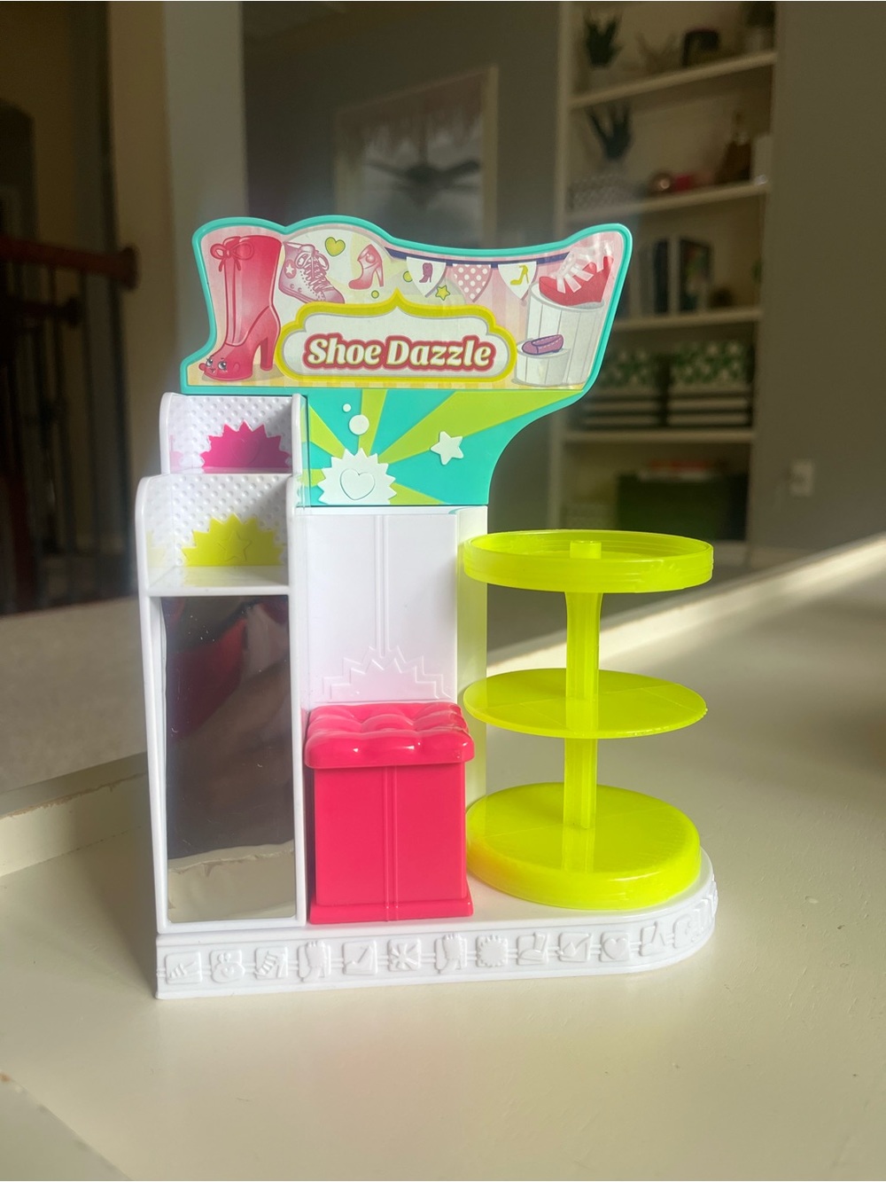 Shopkins Shoe Dazzle Playset - White, Neon Yellow, Hot Pink